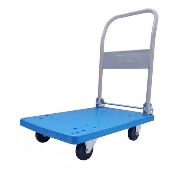 100kg Plastic Hand Dolly Furniture Mover Trolley Cart Truck Platform 500x370mm