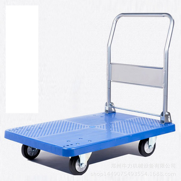 100kg Plastic Hand Dolly Furniture Mover Trolley Cart Truck Platform 500x370mm